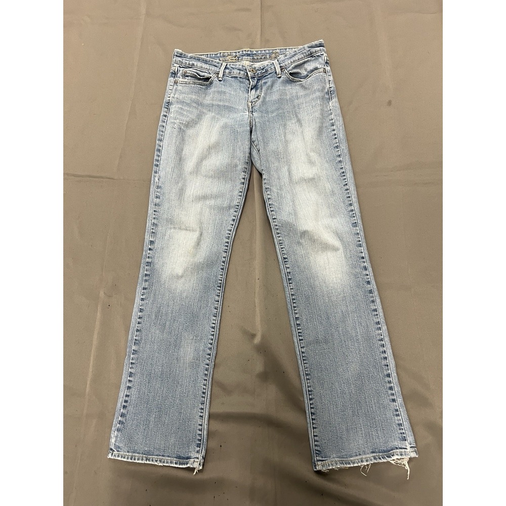 Levi's Demi Curve Jeans Womens W29 Light Wash Cotton Stretch Straight Leg